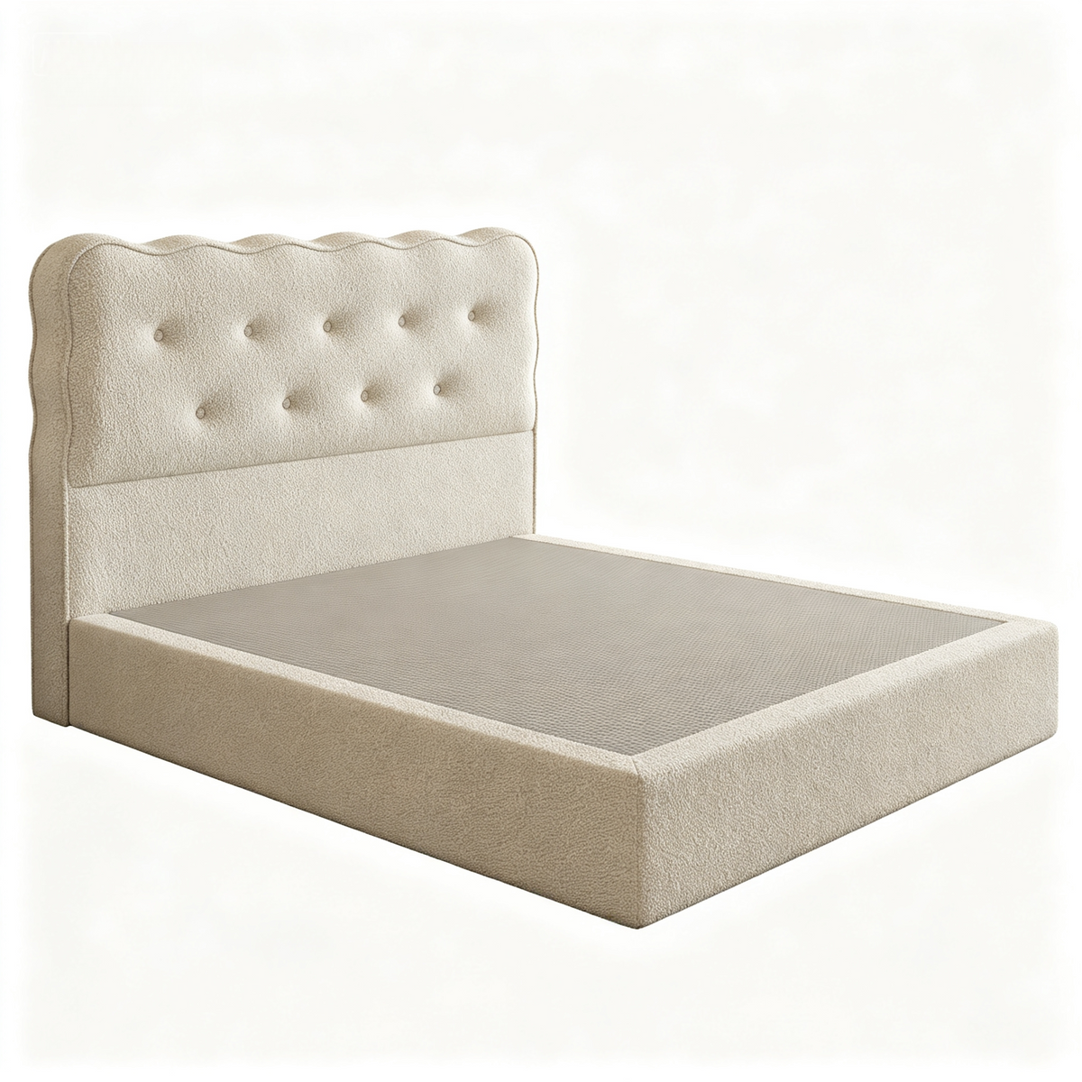 Compressed Roll‑Packed Platform Bed, Vacuum Sealed Bed Frame in Box, No Heavy Delivery, Modern Home Bedroom Furniture