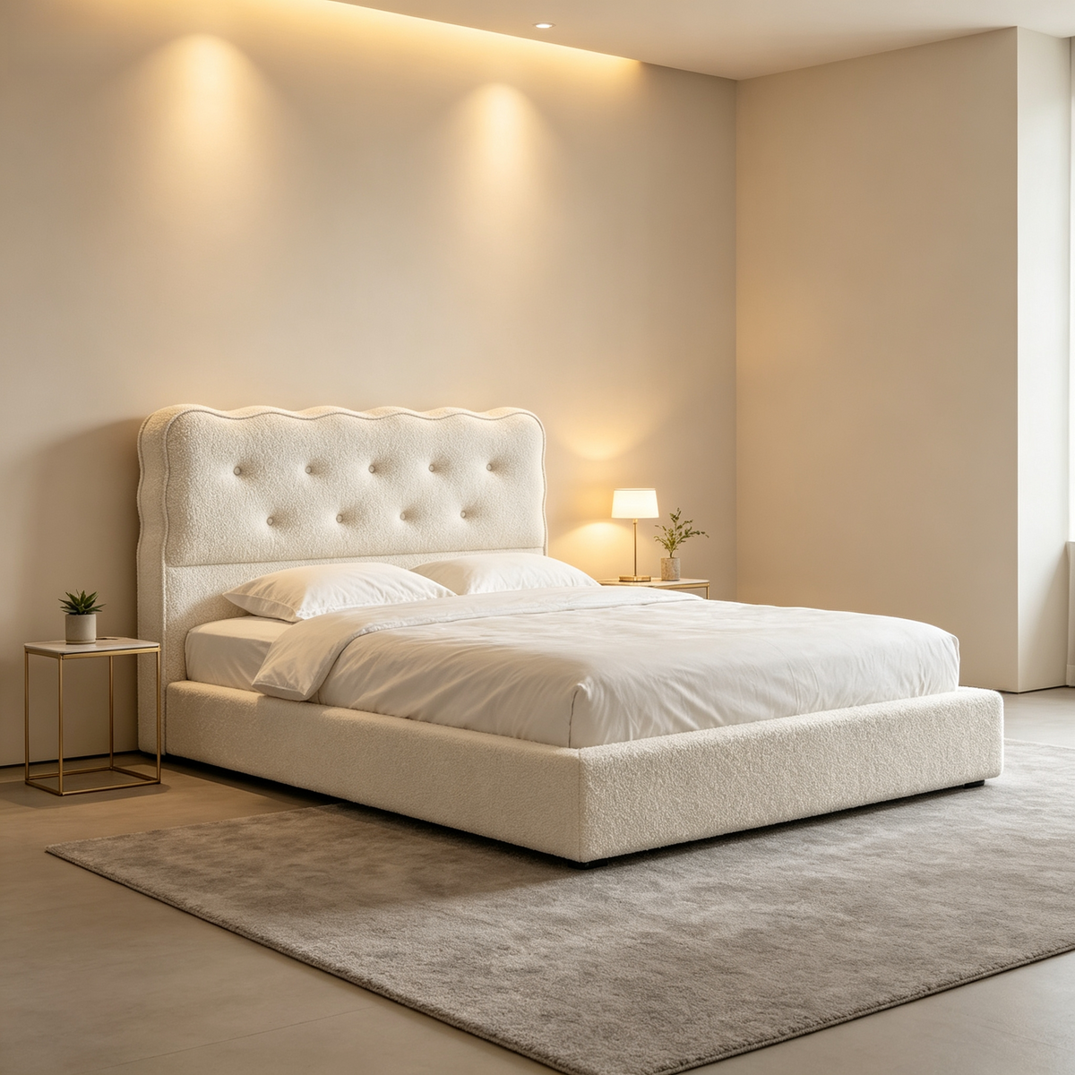 Compressed Roll‑Packed Platform Bed, Vacuum Sealed Bed Frame in Box, No Heavy Delivery, Modern Home Bedroom Furniture