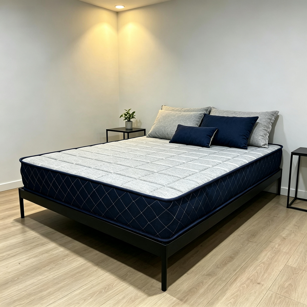 Roll‑Packed Compressed Memory Foam Mattress, Vacuum Sealed Mattress‑in‑a‑Box, Medium‑Firm Comfort, Pressure Relief Support for Bedroom