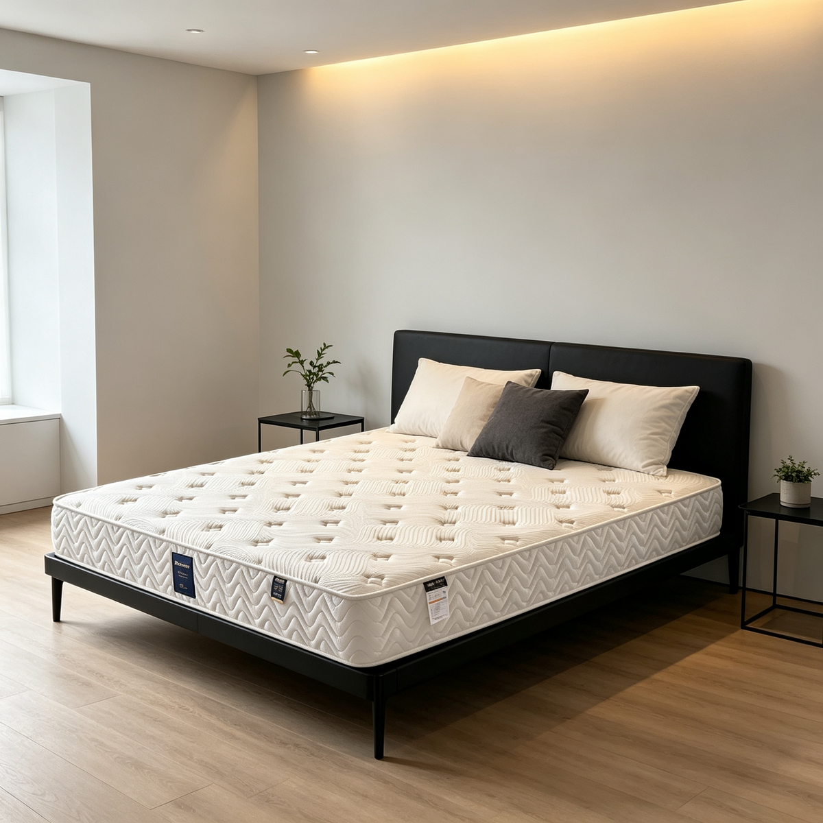 oll‑Pack Compressed Mattress, Portable Vacuum Roll‑up Foam Mattress, Breathable Cover, Perfect for Bedroom, Guest Room