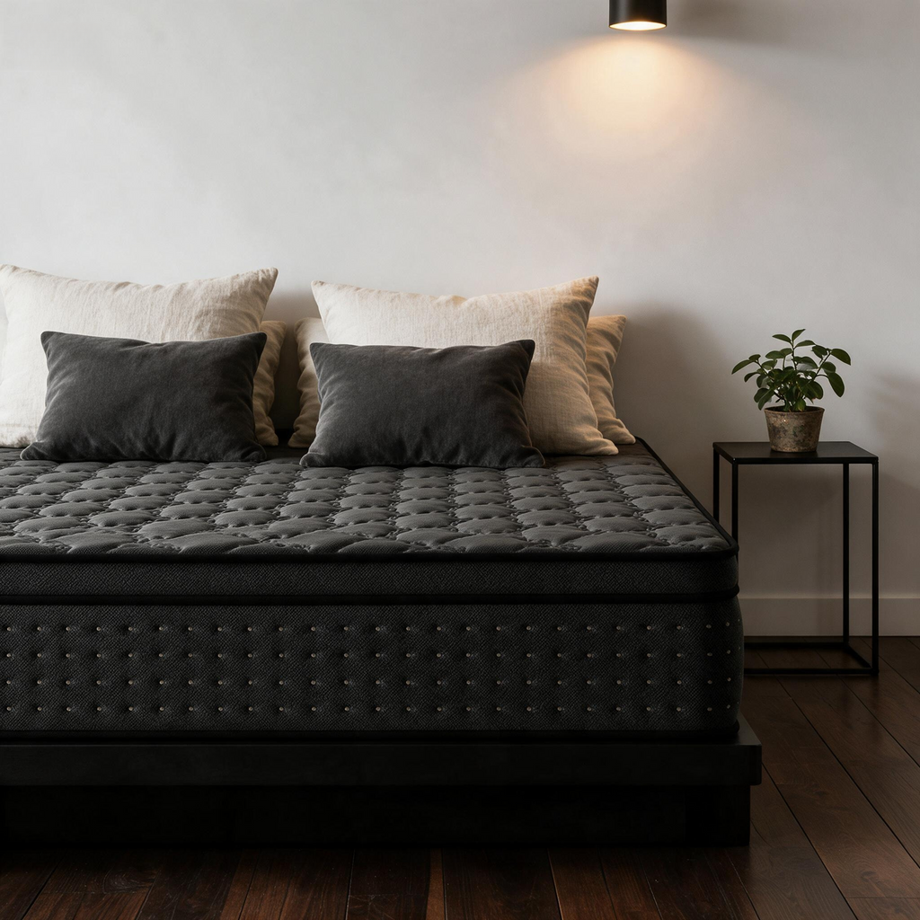 Roll‑Packed Vacuum Compressed Foam Mattress, Medium‑Firm Feel, Breathable Fabric Cover, Bedroom Bed Mattress