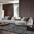 Minotti Connery Round Chaise Sectional – Italian Minimalist Sofa