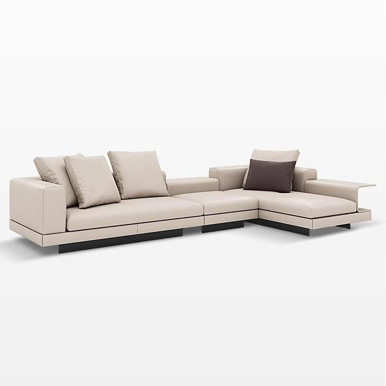 Minotti Connery L-shaped sectional sofa (Italian minimalist style)