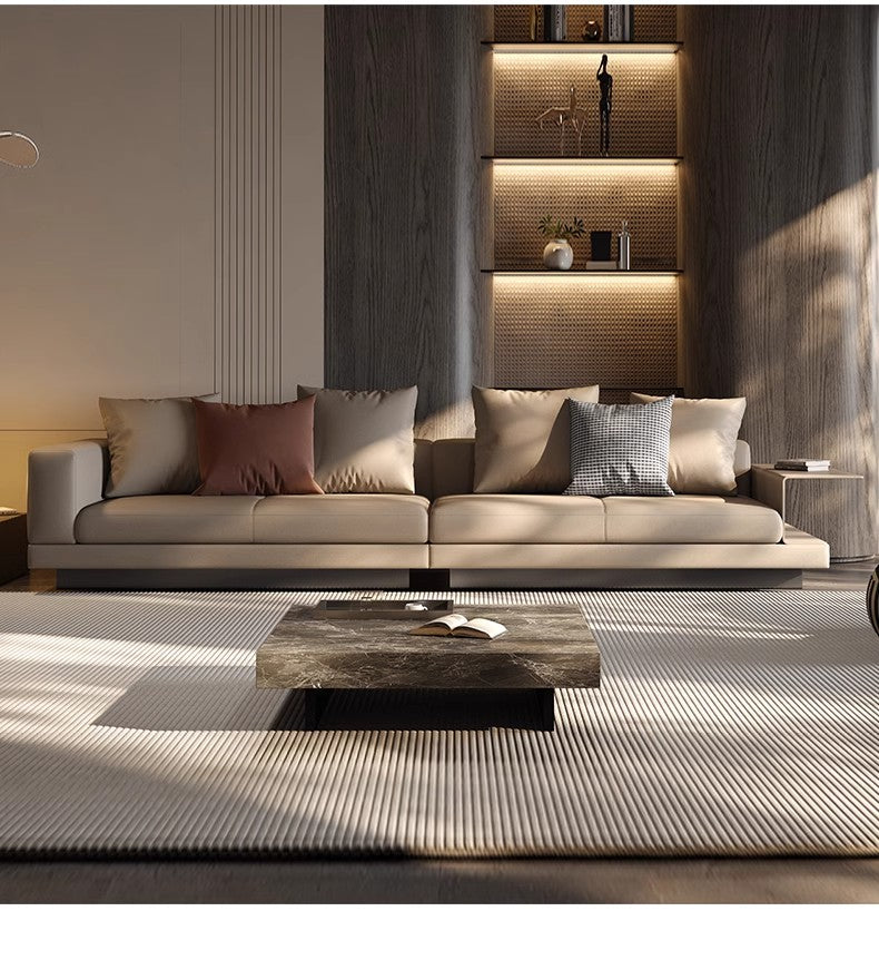 Minotti Connery L-shaped sectional sofa (Italian minimalist style)