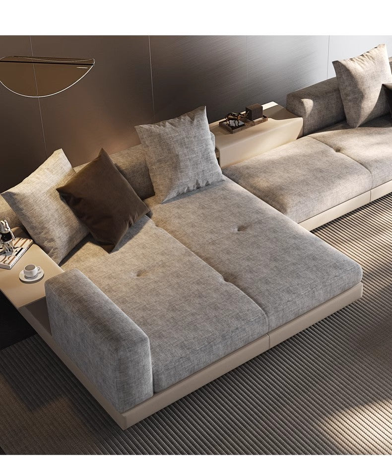 Minotti Connery L-shaped sectional sofa (Italian minimalist style)