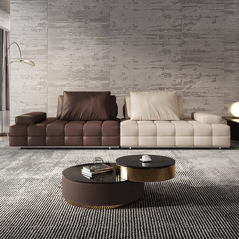 Minotti's personal message is written in a new way.