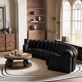 【Brand】Serpentine Modular Sofa, Italian‑Inspired Snake‑Shaped Sectional Sofa, Freely Combinable Interlocking Modules Top‑Grain Leather Couch for Villa & Luxury Living Room