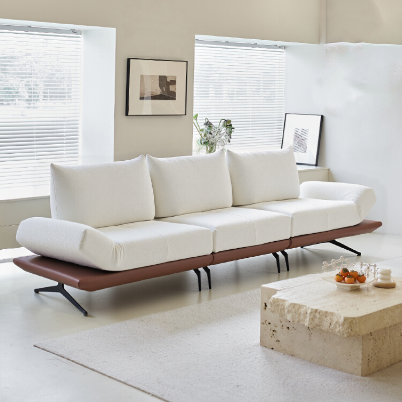 【Brand】Dynamic Island Sofa, Modern Modular Adjustable Backrest Sofa, Upholstered Fabric Couch for Living Room, Villa & High‑End Residence