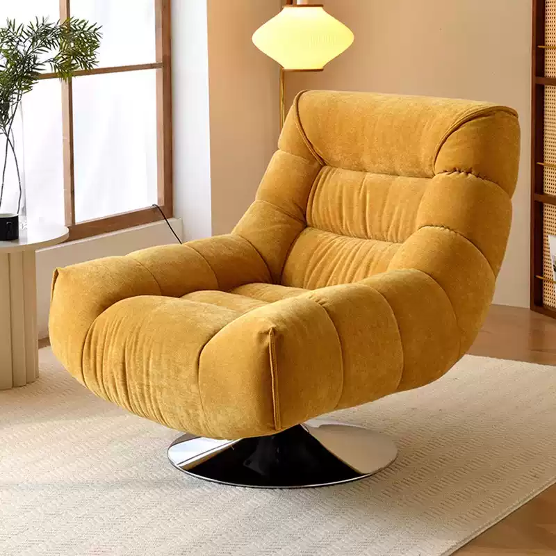 【Brand】New Floating Caterpillar Sofa, Italian Modern Fabric Upholstered Couch, Segmented Pleated Lounge Sofa with Floating Metal Base for Living Room & Villa