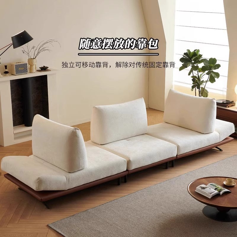 【Brand】Dynamic Island Sofa, Modern Modular Adjustable Backrest Sofa, Upholstered Fabric Couch for Living Room, Villa & High‑End Residence