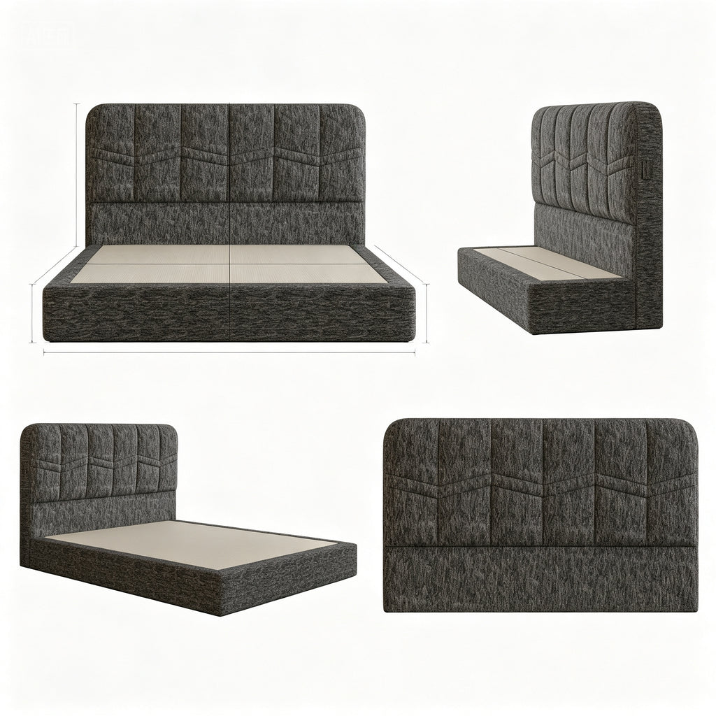 Roll‑Packed Compressed Memory Foam Bed, Vacuum Sealed Bed, Medium‑Firm, Sleep Support, Boxed Bed for Home Bedroom