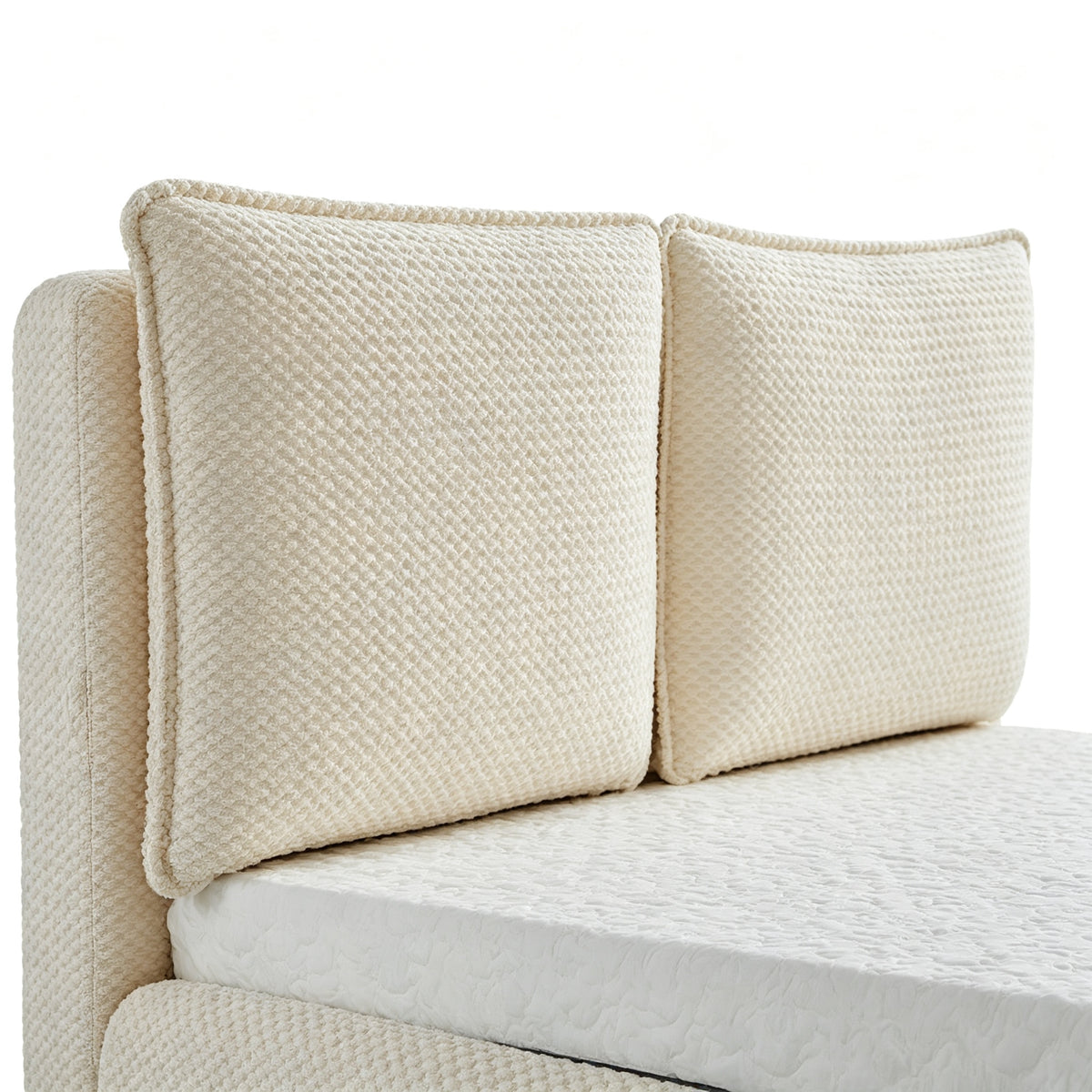 Roll‑Packed Compressed Upholstered Bed, Vacuum Roll‑up Bed Frame, Bedroom Furniture