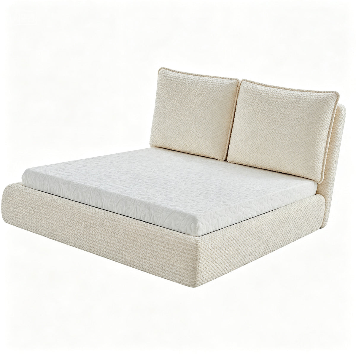 Roll‑Packed Compressed Upholstered Bed, Vacuum Roll‑up Bed Frame, Bedroom Furniture