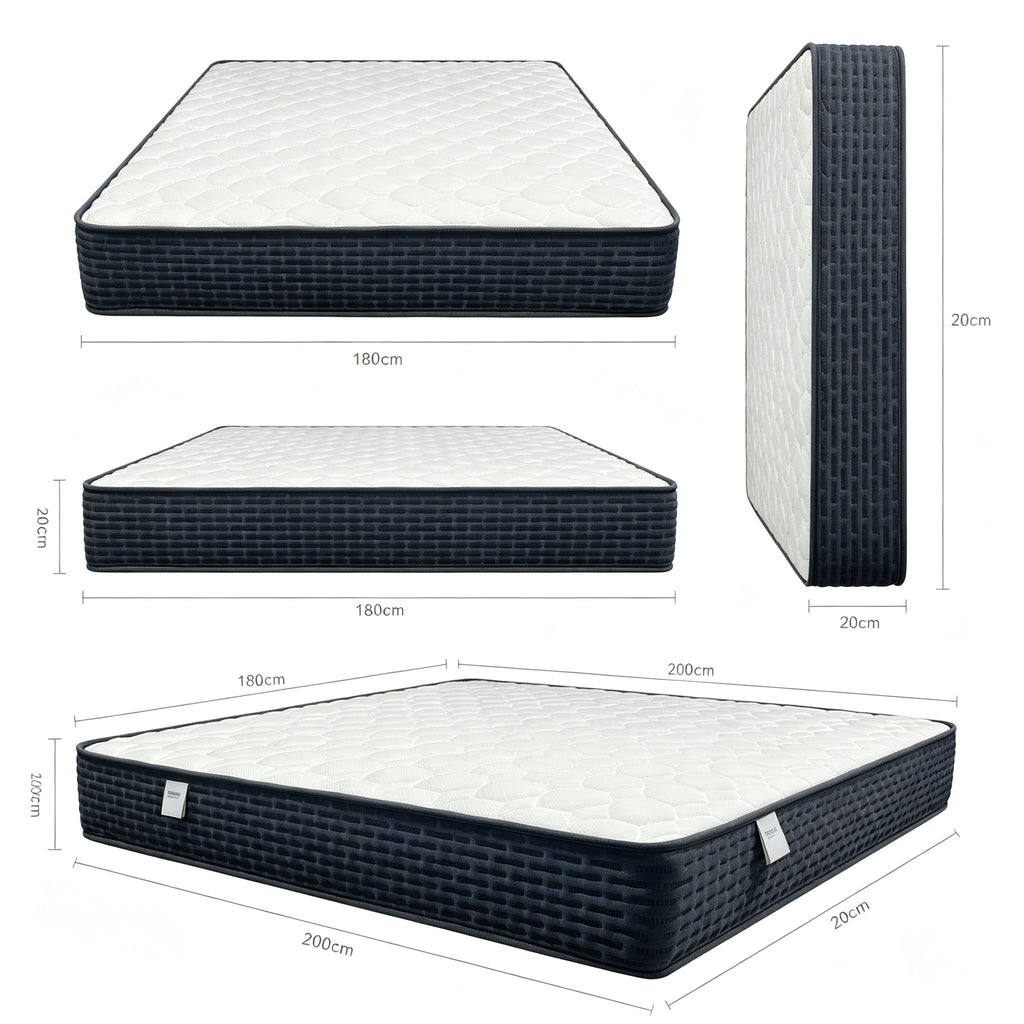 Compressed Roll‑Pack Bed Mattress, Breathable Foam Mattress, Vacuum Roll‑Up Packaging, Easy Delivery for Home & Apartment