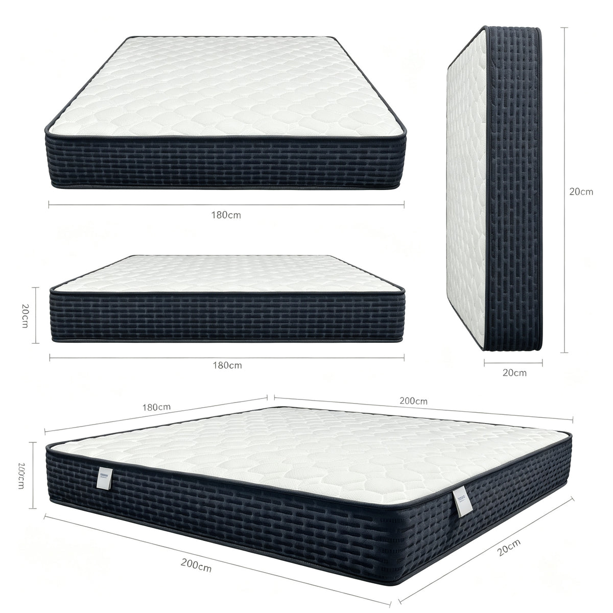 Compressed Roll‑Pack Bed Mattress, Breathable Foam Mattress, Vacuum Roll‑Up Packaging, Easy Delivery for Home & Apartment