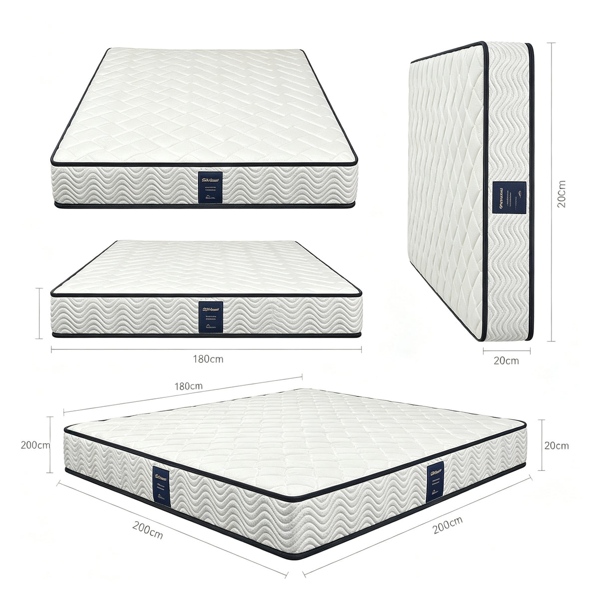 Mattress‑in‑a‑Box Roll‑Packed Compressed Foam Mattress, Medium Firm, Sleep Pressure Relief, Bedroom Furniture for Adult