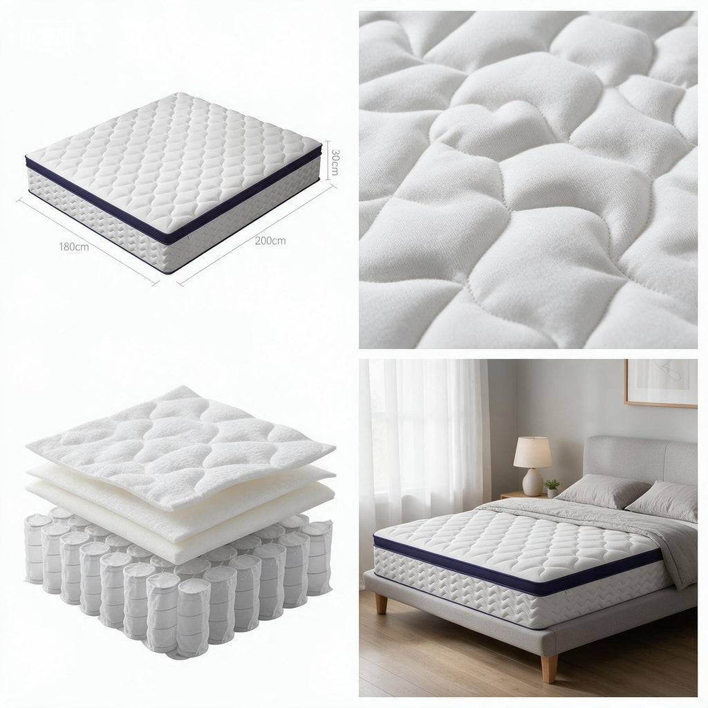 Compressed Roll Pack Memory Foam Mattress, Mattress in Box, Body Support & Pain Relief, Home Sleeping Mattress