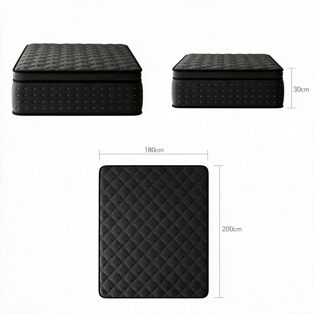Roll‑Packed Vacuum Compressed Foam Mattress, Medium‑Firm Feel, Breathable Fabric Cover, Bedroom Bed Mattress