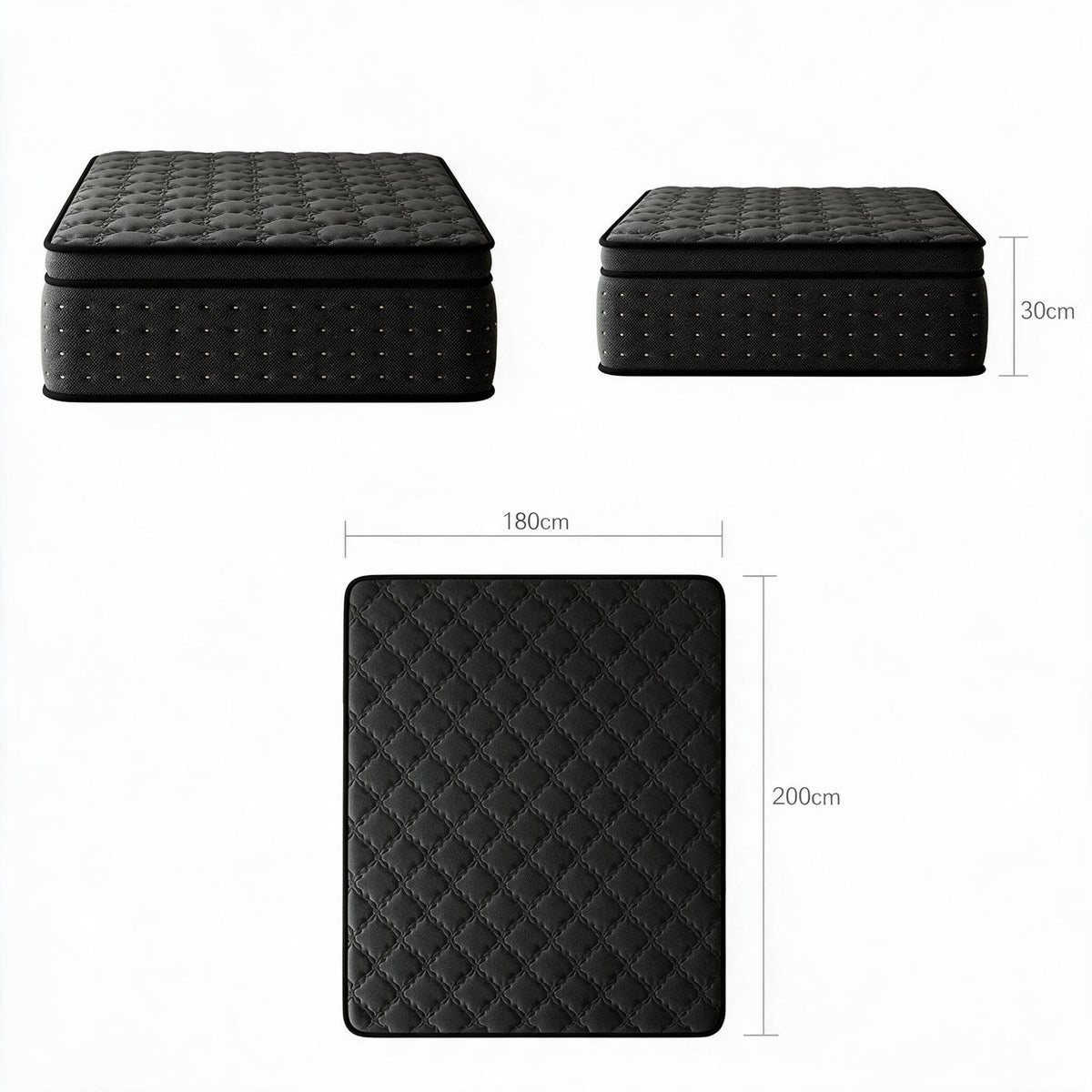 Roll‑Packed Vacuum Compressed Foam Mattress, Medium‑Firm Feel, Breathable Fabric Cover, Bedroom Bed Mattress