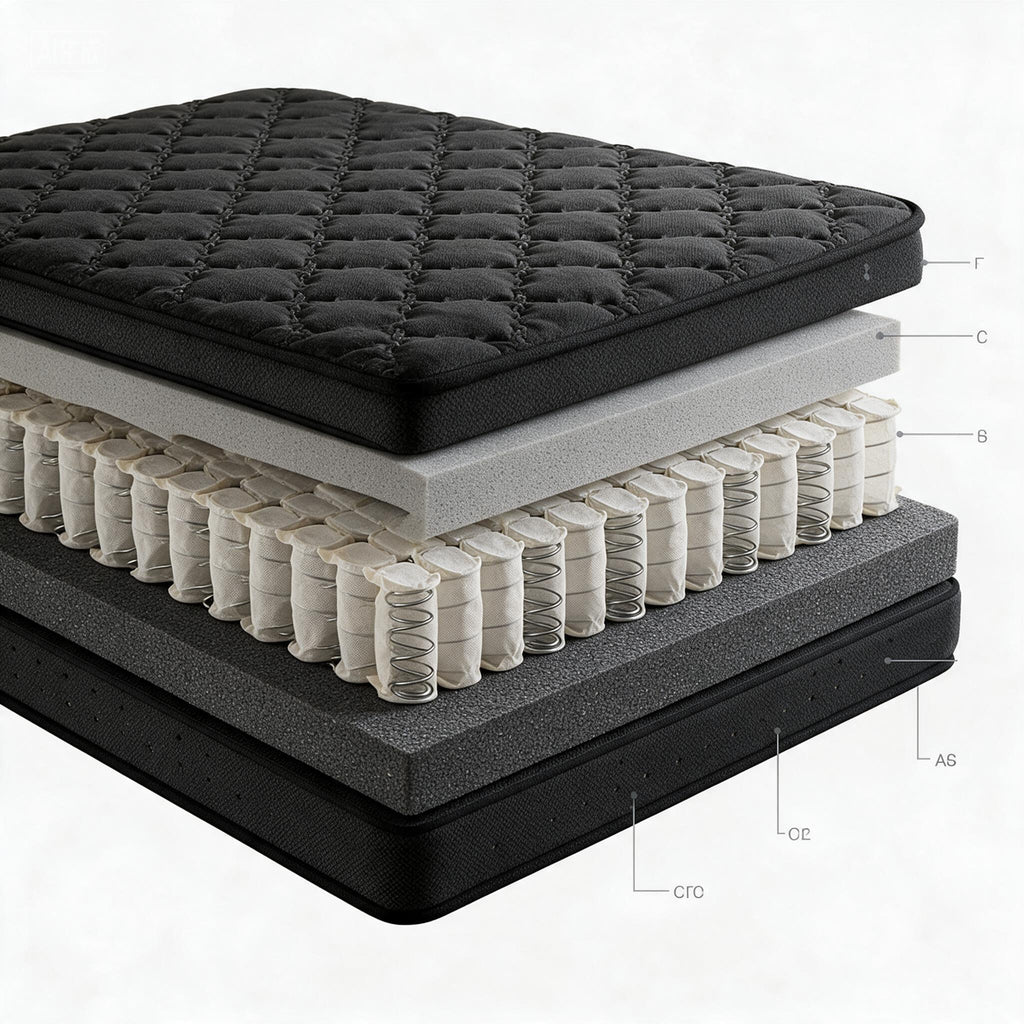 Roll‑Packed Vacuum Compressed Foam Mattress, Medium‑Firm Feel, Breathable Fabric Cover, Bedroom Bed Mattress