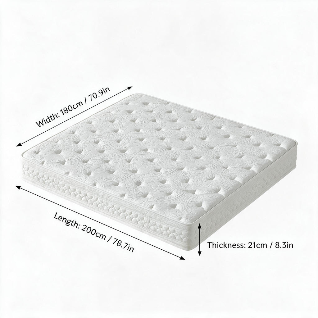 Vacuum Roll‑Packed Compressed Mattress, Foam Sleeping Mattress, Space‑Saving Packaging, Easy to Ship & Install