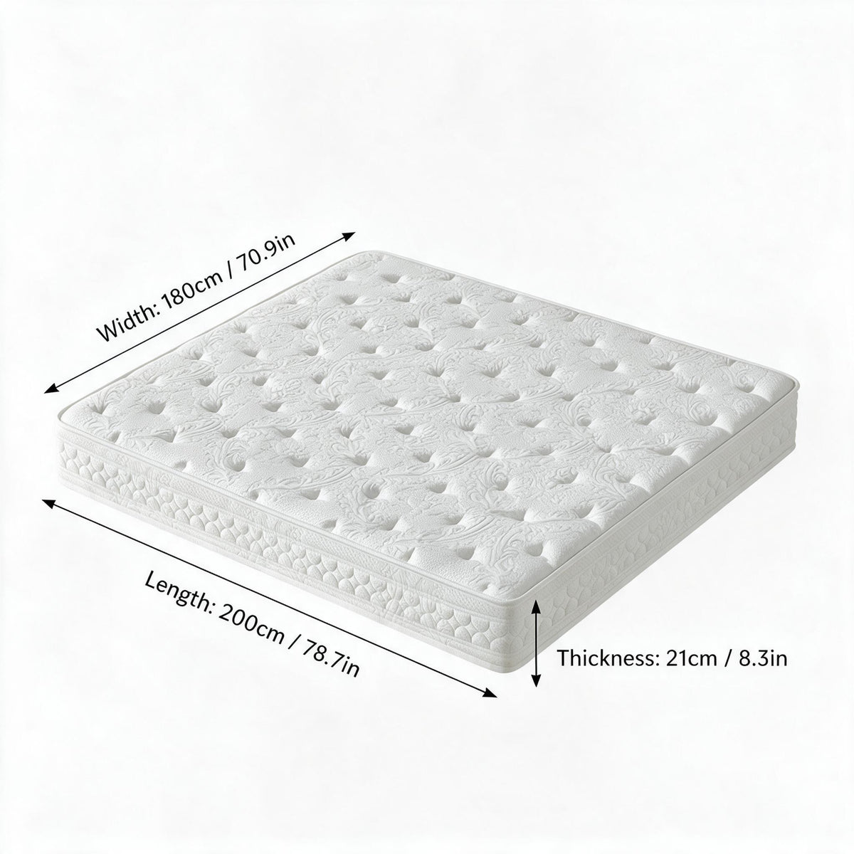 Vacuum Roll‑Packed Compressed Mattress, Foam Sleeping Mattress, Space‑Saving Packaging, Easy to Ship & Install