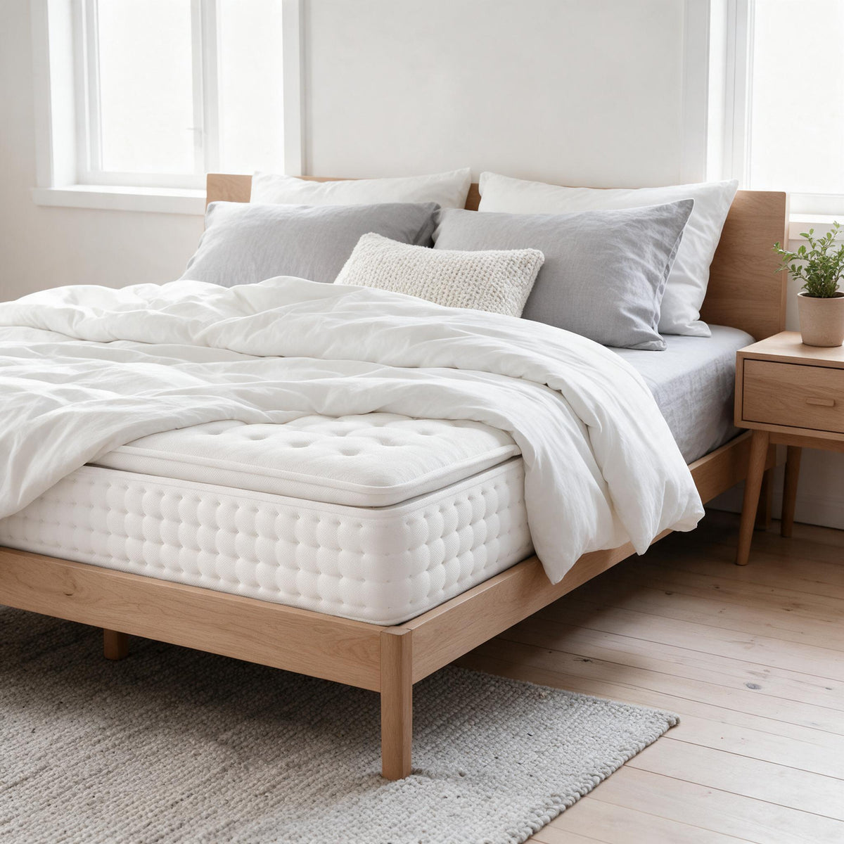 Compressed Roll‑Pack Mattress‑in‑a‑Box, Vacuum Sealed, Compact Packaging for Ocean Shipping, Premium Sleeping Foam Mattress