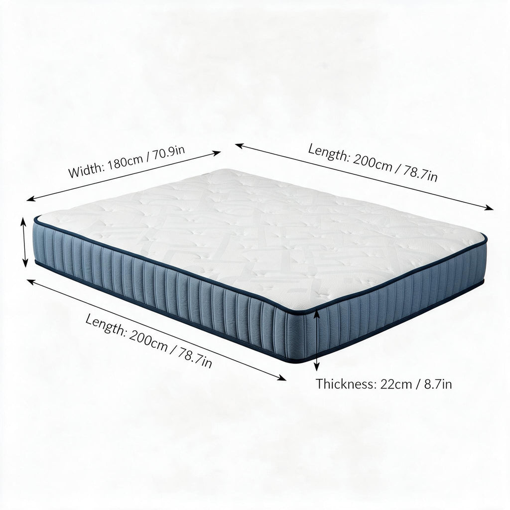 Roll‑Pack Compressed Bed Mattress, Vacuum Roll‑Up Compression, Cost‑Effective Shipping, Breathable Foam Mattress for Home