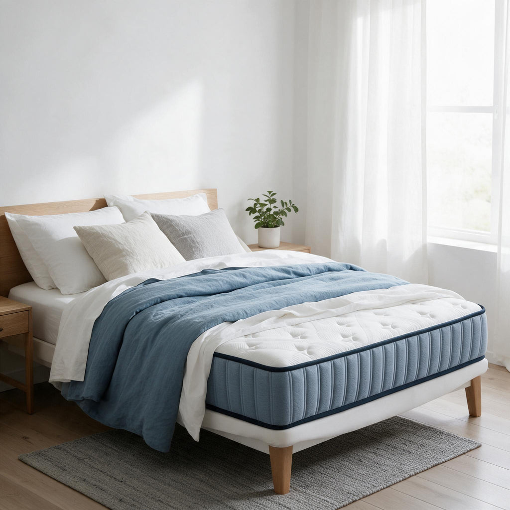 Roll‑Pack Compressed Bed Mattress, Vacuum Roll‑Up Compression, Cost‑Effective Shipping, Breathable Foam Mattress for Home