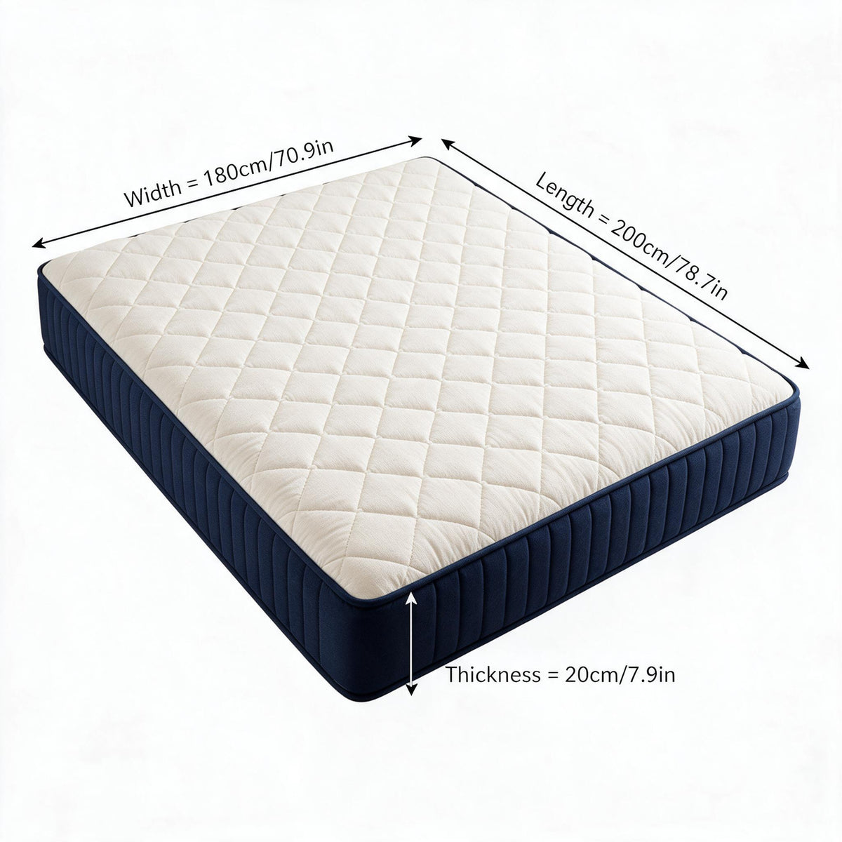 Compressed Roll‑Packed Foam Mattress, Vacuum‑Packed in Compact Box, Easy Transport & Quick Expansion After Unboxing