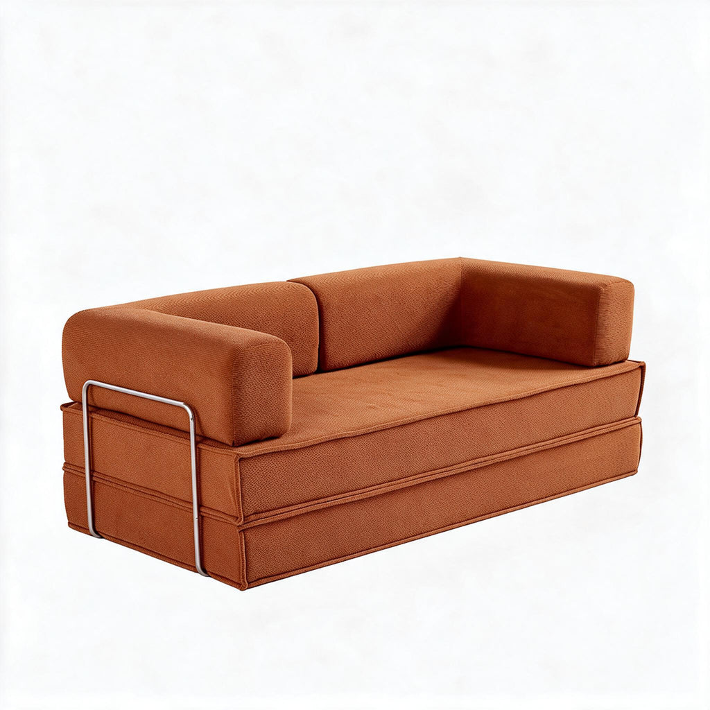 Roll‑Pack Compressed Sofa, Modern Fabric Couch, Vacuum‑Packed in Box, Comfort Sofa for Home Furniture
