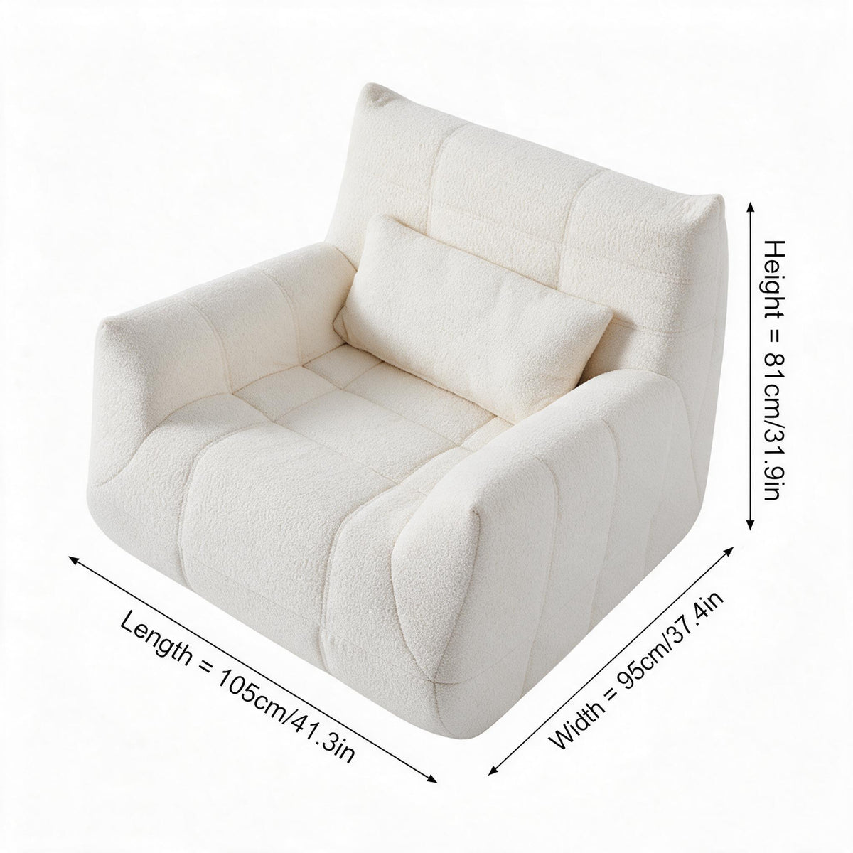 Vacuum Compressed Sofa, Roll‑Up Packed Couch, Breathable Fabric, Indoor Living Room Furniture Sofa