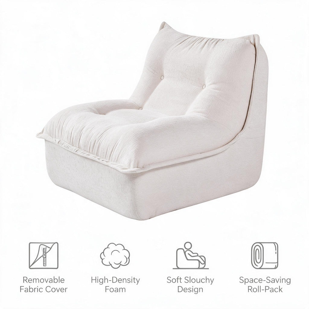 Compressed Sofa Couch, Roll‑Packed Foam Sofa, Easy Unboxing & Quick Expansion, Furniture for Small Space