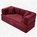 Compressed Foam Sofa, Vacuum Roll‑up Couch, Soft Upholstered Sofa, Household Furniture for Apartment