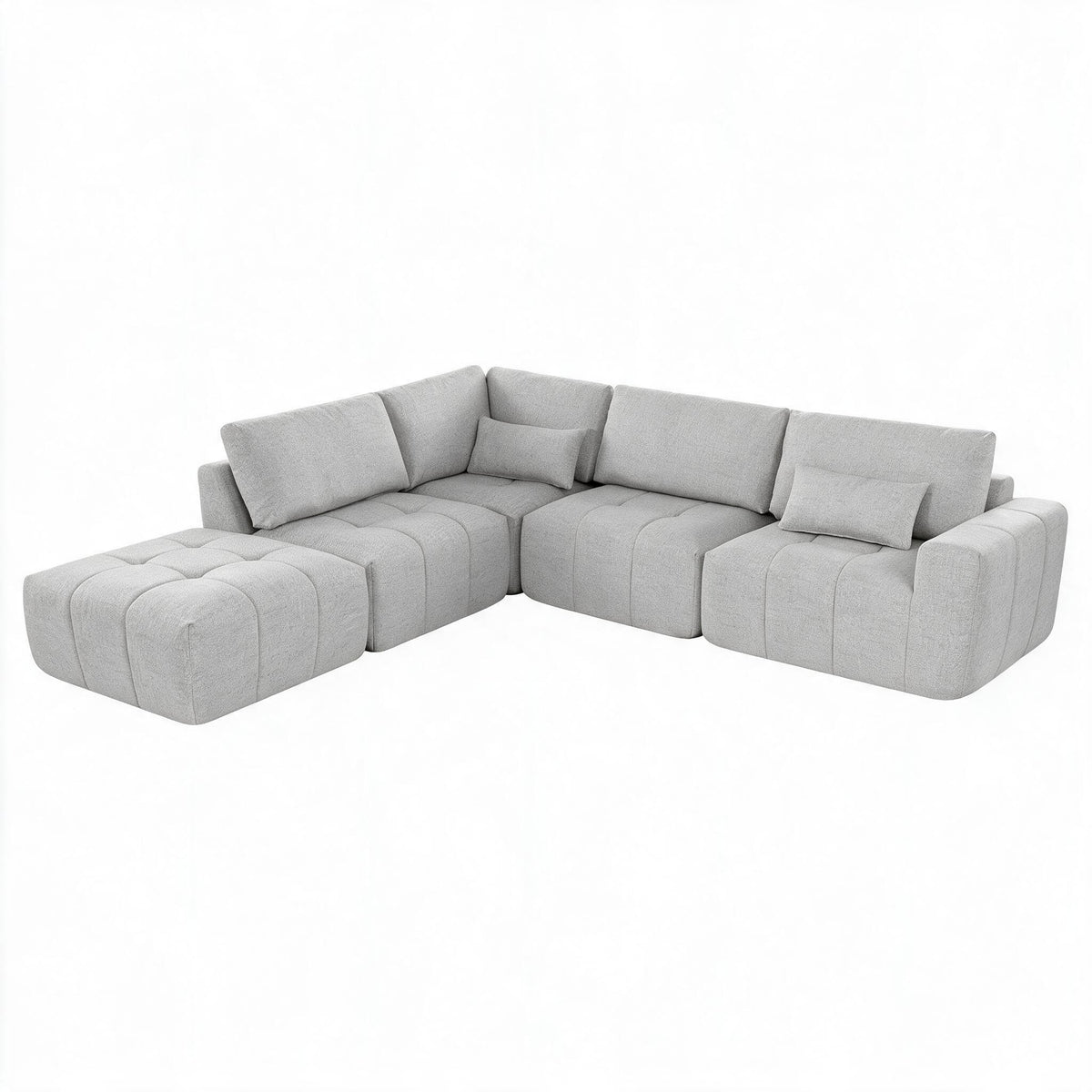Compressed Sofa Couch, Roll‑Packed Vacuum Foam Sofa, No Heavy Cargo Trouble, Furniture for Cross‑Border Supply