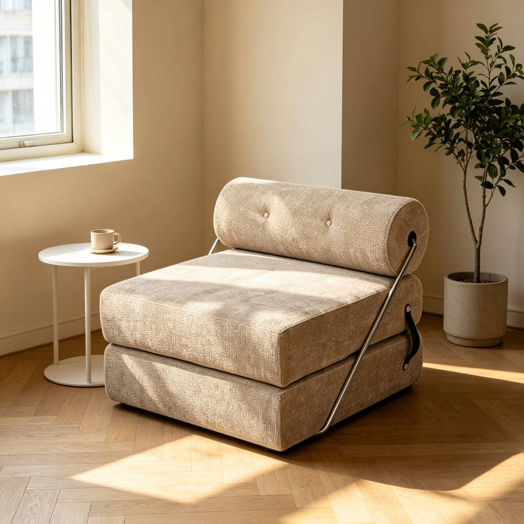 Vacuum Roll‑Packed Compressed Sofa, Indoor Foam Couch, Easy‑to‑Install Living Room Furniture Sofa