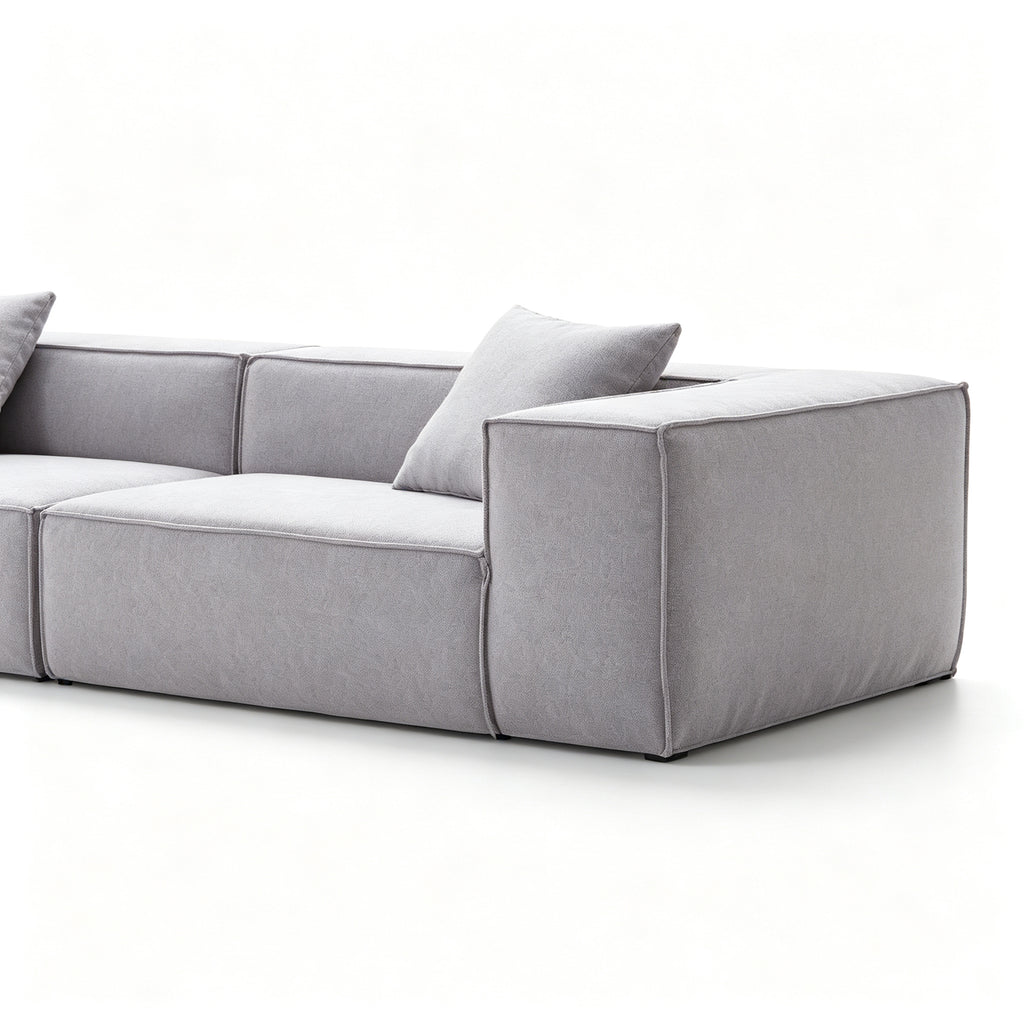 Compressed Roll‑Pack Sofa Couch, Vacuum‑Sealed in Small Box, Convenient Transport, Fabric Sofa Furniture