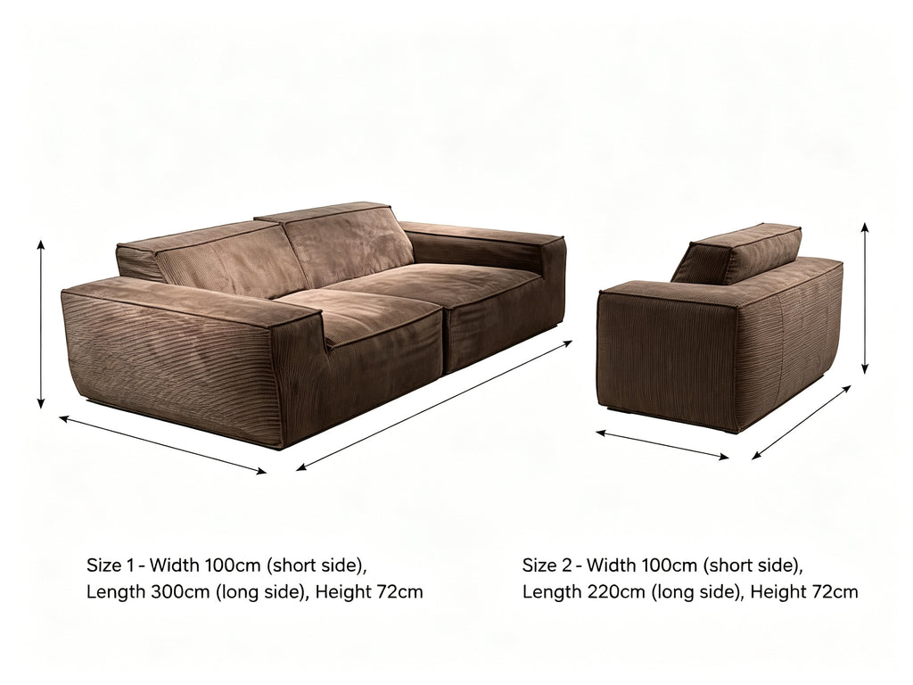Vacuum Compressed Roll‑Pack Sofa, Space‑Saving Package, Quick Rebound After Unboxing, Modern Couch