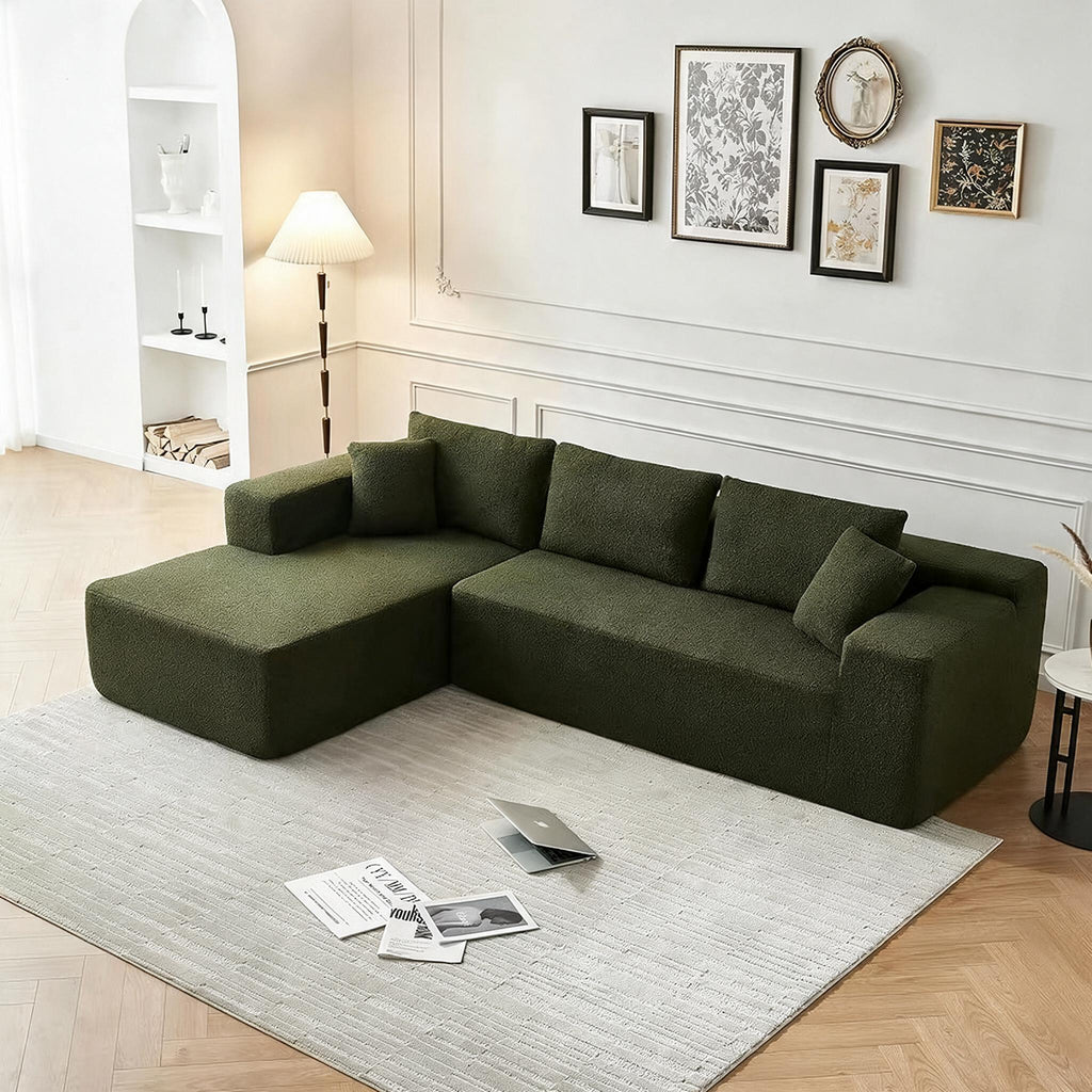 Compressed Roll‑Pack Sofa Couch, Vacuum‑Sealed in Small Box, Convenient Transport, Fabric Sofa Furniture