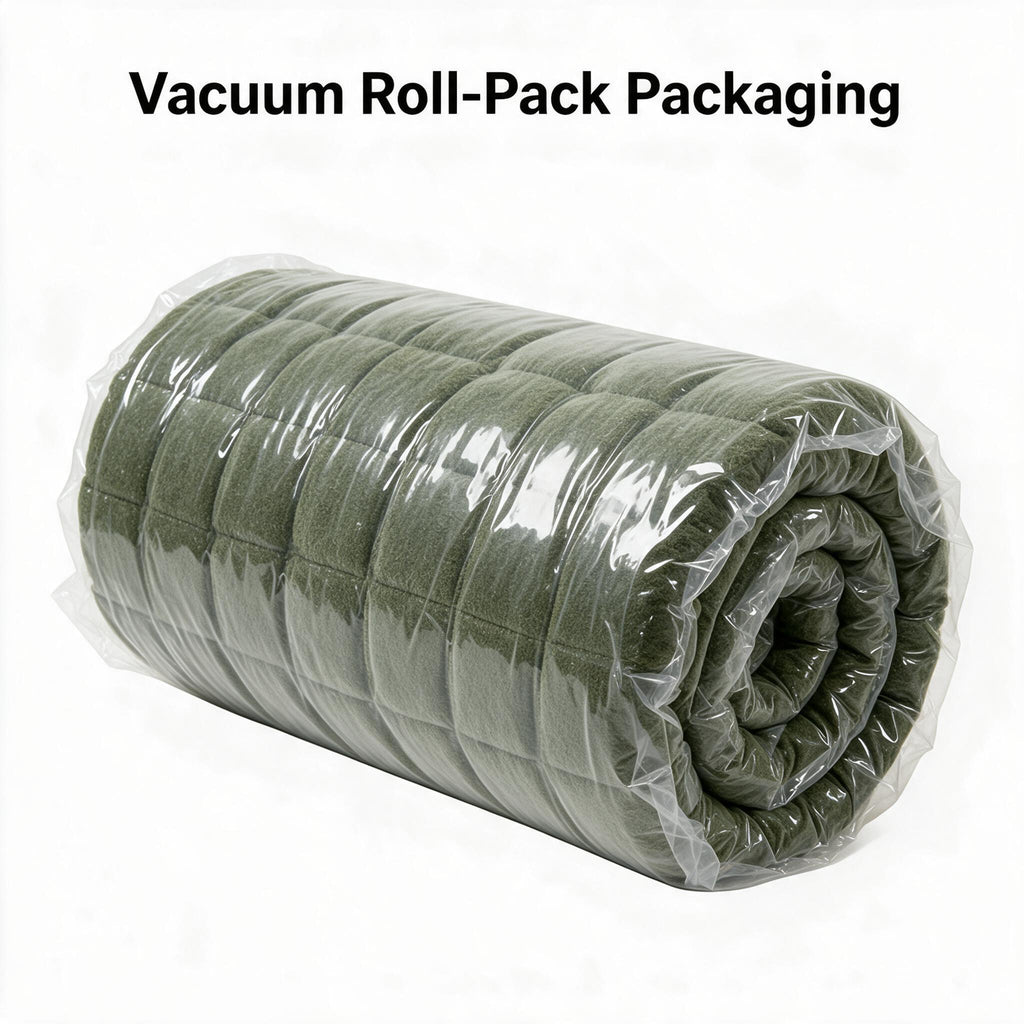 Vacuum Compressed Roll‑Pack Sofa, Space‑Saving Package, Quick Rebound After Unboxing, Modern Couch