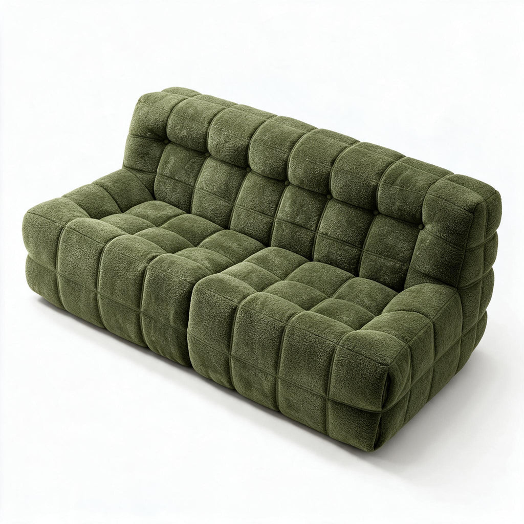 Vacuum Compressed Roll‑Pack Sofa, Space‑Saving Package, Quick Rebound After Unboxing, Modern Couch
