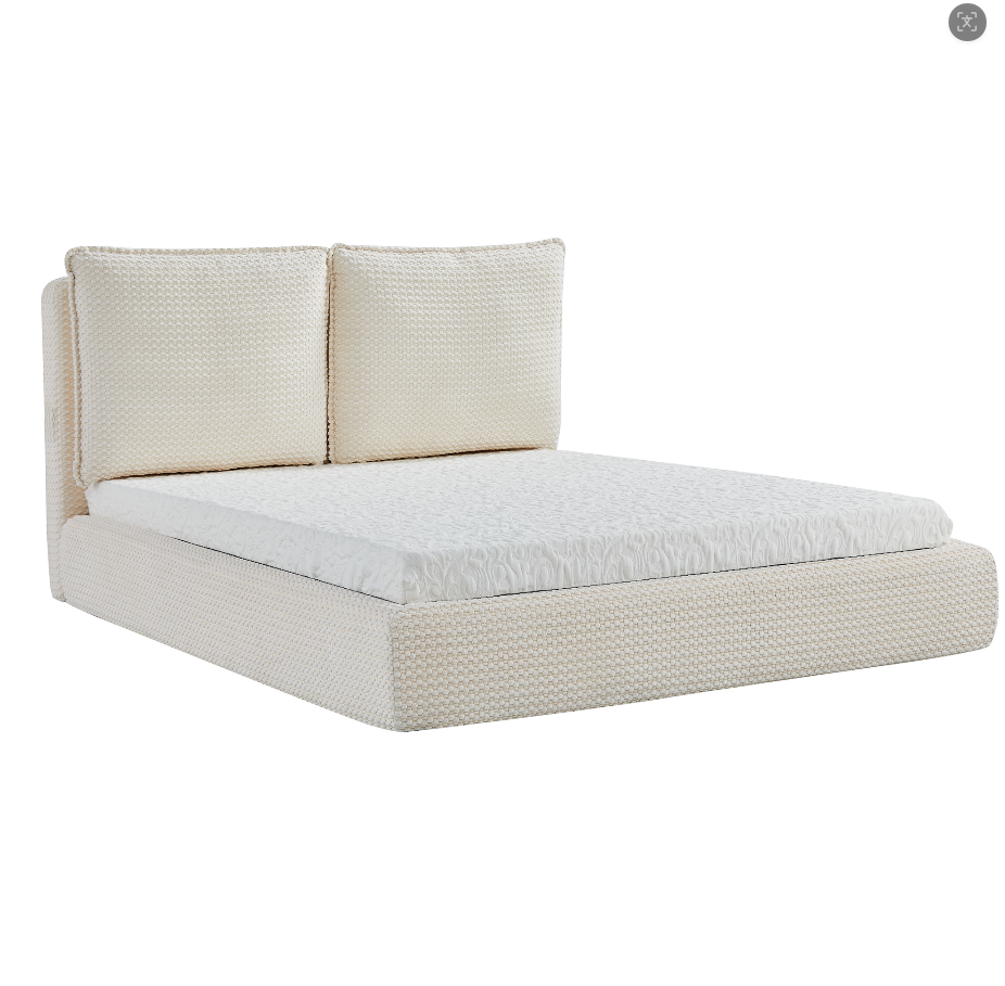 Roll‑Packed Compressed Upholstered Bed, Vacuum Roll‑up Bed Frame, Bedroom Furniture